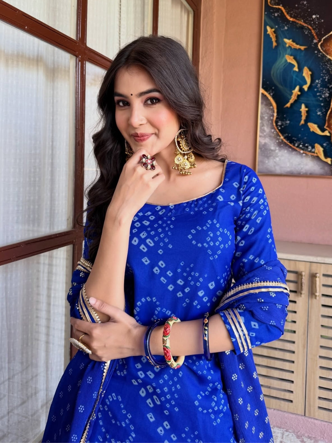 Blue Silk Embroidered Peplum Sharara Set With Dupatta For Women